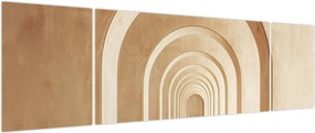 Obraz - Beżowe przejście (170x50 cm)