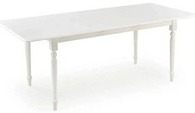 Stół rozkładany NELSON 160(200)x90 biały HALMAR