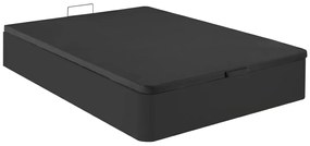 Stelaż ze skrzynią - 140x190 cm - Czarny mat - HESTIA marki YSMÉE