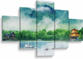 Obraz - Wymarzony krajobraz (125x70 cm)