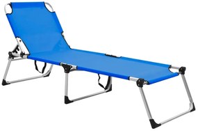 Niebieski leżak ogrodowy M5-W53