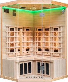 Sauna wewnętrzna niskotemperaturowa infrared na podczerwień 2 - 3 osobowa 120 x 120 CM