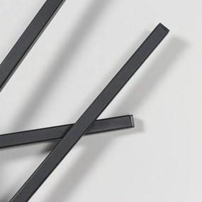 Czarny metalowy wieszak ścienny Matches – Spinder Design