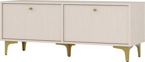 Szafka RTV stojąca TORINO 120,6 cm do Salonu pod Telewizor - Odcienie beżu