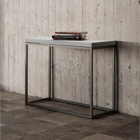 Otwór konsoli 90x45/90 cm Nordica Libra Biały jesion antracytowy Struktura