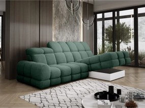 Narożnik TOLLO MINI S Prawostronny Elektryczna regulacja Bubble 12 kolor Jasny Zielony WERSAL