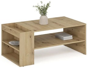Prostokątna ława dąb artisan N4-H39
