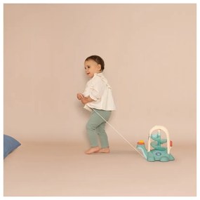 Smoby little żółw do ciągnięcia ze zjeżdżalnią dla piłeczek 12m+