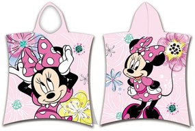 Różowy szlafrok dziecięcy frotte Minnie – Jerry Fabrics