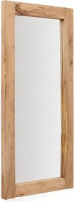 Lustro z drewnianą ramą ścienne 80x180 cm Maden – Kave Home