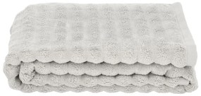 Jasnoszary bawełniany ręcznik kąpielowy 70x140 cm Inu – Zone