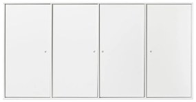 Biała komoda ścienna Hammel Mistral Kubus, 136 x 69 cm