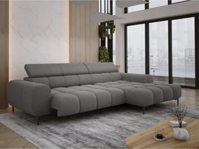 Narożnik PLAZA S Prawostronny z elektryczną regulacją siedziska w tkaninie APHRODITE 22 WERSAL