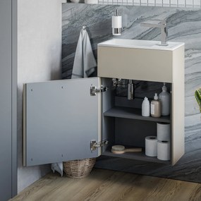 Badmöbel-Set KONDA 50 cm mit Mineralguss Waschbecken