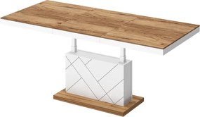 Nowoczesny ławostół Matera Max Hubertus dąb