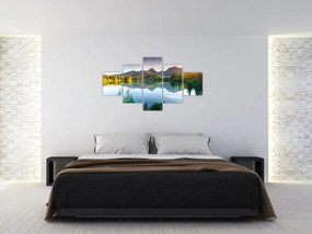 Obraz - Jezioro (125x70 cm)