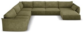 Zielony narożnik (lewostronny) Vanda – Mazzini Sofas