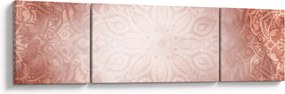 Obraz - Różowa mandala (170x50 cm)