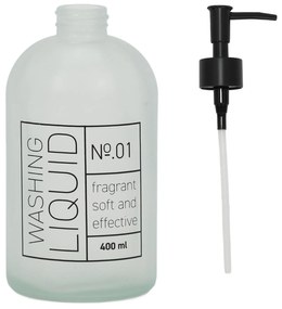 Szklany dozownik na mydło, 400 ml
