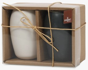Solniczka i pieprzniczka ceramiczne BLACK&amp;WHITE