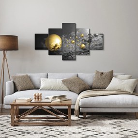 Obraz kul w kolorze ochry (125x70 cm)
