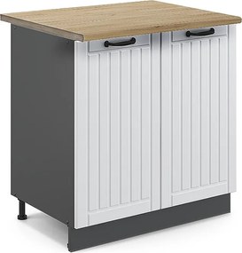 Szafka pod zlew biały domek wiejski 80x60x82 fame-line