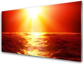 Panel nad blat kuchenny Złoty Zachód nad Morską Falą