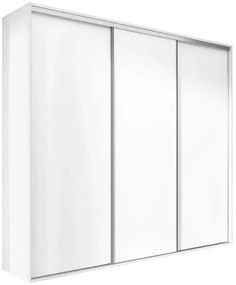Biała przesuwna szafa 275 cm - Estori 5X