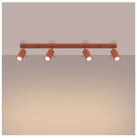 Ceglasta lampa sufitowa 6x81 cm Etna – Nice Lamps