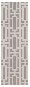 Szaro-kremowy chodnik 80x240 cm Perles Onyx – Elle Decoration