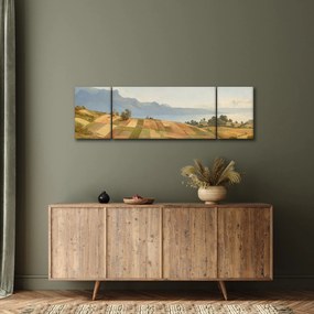 Obraz - Alexandre Calame, Swiss Landscape, reprodukcje (170x50 cm)