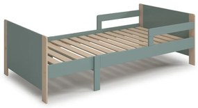 Zielone łóżko dziecięce z regulacją długości 90x140/190 cm Willi – Marckeric
