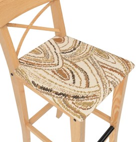 Pokrowiec na krzesło barowe Ingolf z tapicerowanym siedziskiem