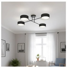 Przysufitowy żyrandol MAGA 4xE14/10W/230V czarny