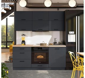 Zestaw kuchenny ELISE 180 cm grafit