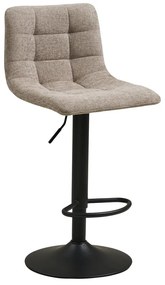 Beżowy tapicerowany hoker z regulowaną wysokością (wysokość siedziska 61 cm) Middelfart – House Nordic