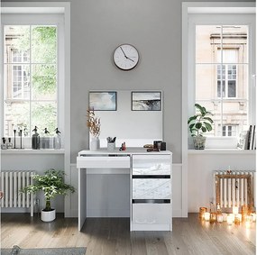 Stolik do przebierania biały 90x40x75 sherry