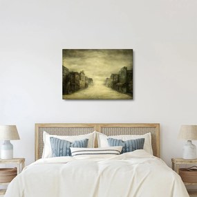 Obraz westernowego miasteczka (70x50 cm)