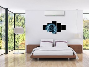 Obraz kropli lodu (125x70 cm)