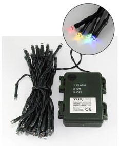 LED Bożonarodzeniowy łańcuch zewnętrzny 10,8m 100xLED/2 funkcje 10,8m IP44 różne kolory