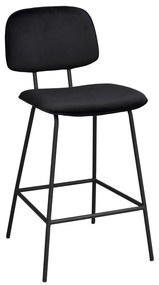Czarne hokery zestaw 2 szt. 94 cm Bryan – Rowico