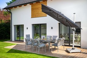 Doppler Mobilna podstawa pod parasol 140 kg - granitowa na kółkach - Towar z drobną wadą (SO101)