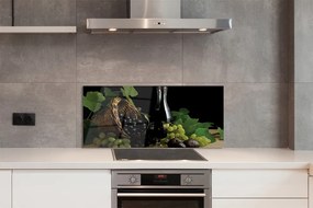 Panel szklany do Kuchni Winiarski Kosz z Winogronami