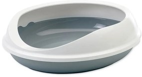 Biało-szara kuweta dla kota 49x55 cm Savic Figaro – Plaček Pet Products
