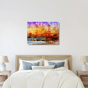 Obraz na szkle - Golden Gate, San Francisco, Kalifornia (70x50 cm)