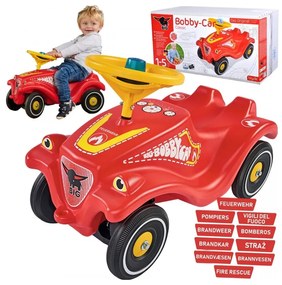 Big jeździk pchacz bobby car straż dźwięk