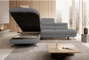 Narożnik OTIS L Lewostronny Regulowane Zagłówki wolnostojący tkanina AURORA 17 WERSAL