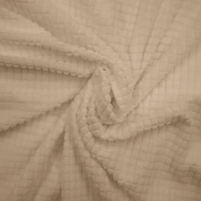 Brązowy elastyczny pokrowiec na sofę 3-osobowy Sacha – douceur d'intérieur