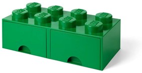 Zielony pojemnik z 2 szufladami LEGO®