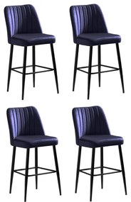Zestaw krzeseł barowych Vento Sax Blue, 4 szt., 4 szt.